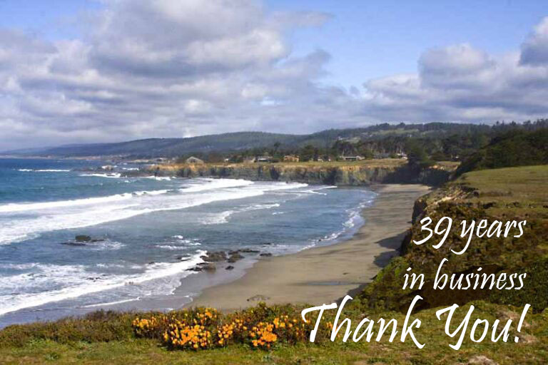 The Sea Ranch Escape - Thank you for 39 years in business.